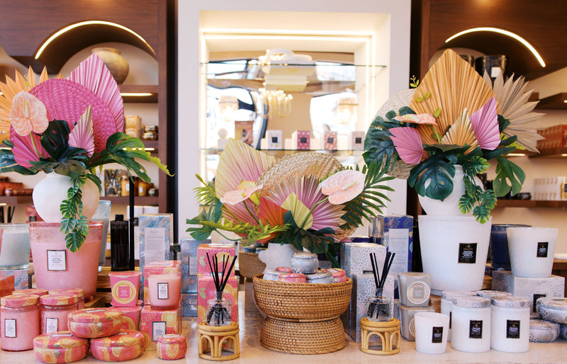 Voluspa luxury candle store at Irvine Spectrum Center Orange County