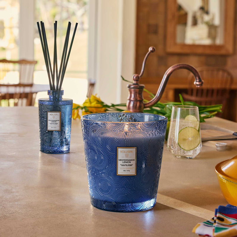 Mediterranean Lemon - 3 Wick Hearth Candle - view 2