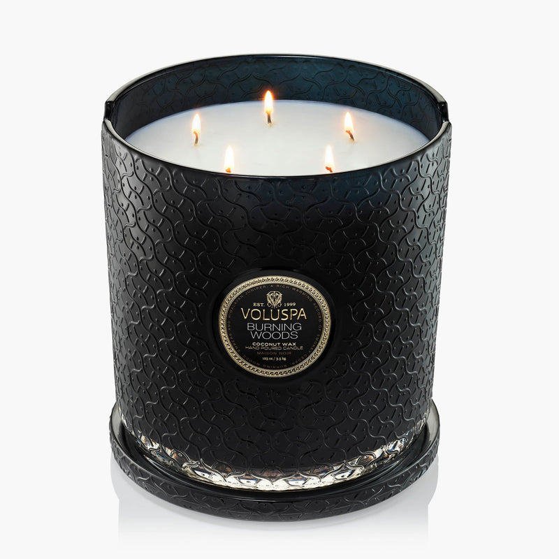 Burning Woods - 5 Wick Hearth Candle - view 4