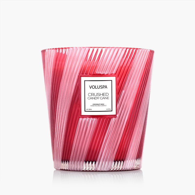 Crushed Candy Cane - 3 Wick Hearth Candle - view 5