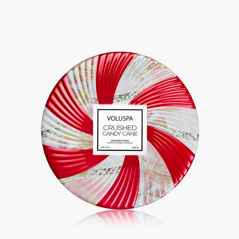 Crushed Candy Cane - 3 Wick Tin Candle - view 1