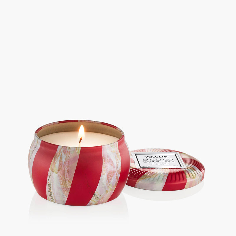Crushed Candy Cane - Mini Tin Candle - view 4