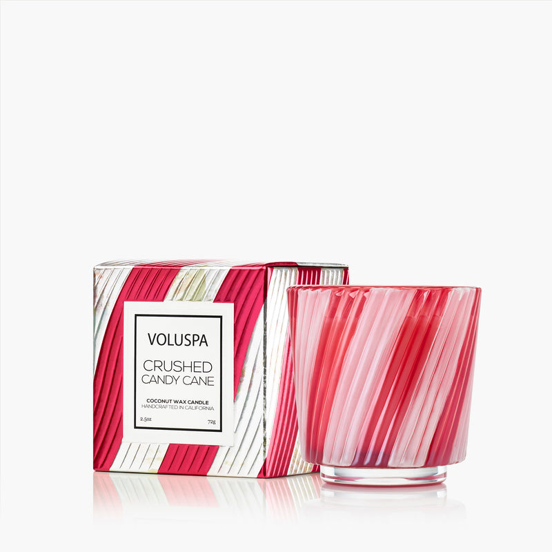 Crushed Candy Cane - Pedestal Candle - view 1