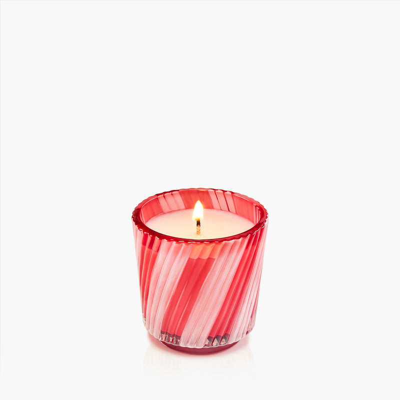 Crushed Candy Cane - Pedestal Candle - view 2