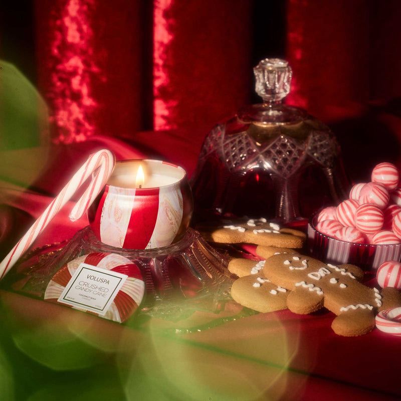 Crushed Candy Cane - Mini Tin Candle - view 2