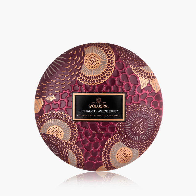 Foraged Wildberry - 3 Wick Tin Candle - view 1