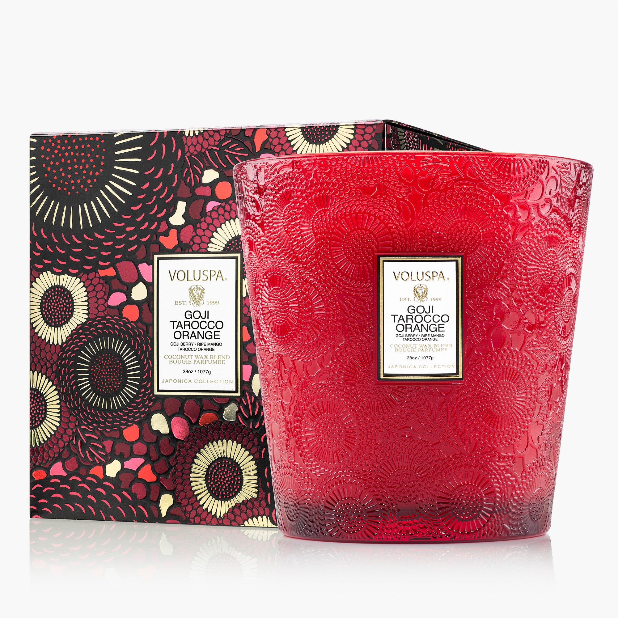 Goji Tarocco Orange - 3 Wick Hearth Candle - main image