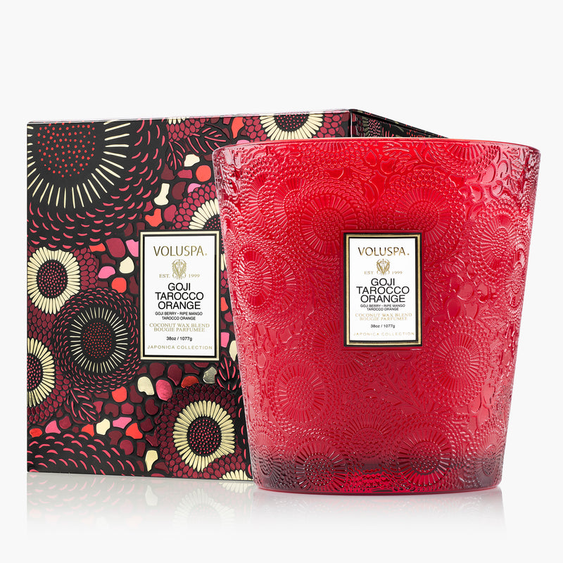 Goji Tarocco Orange - 3 Wick Hearth Candle - view 1