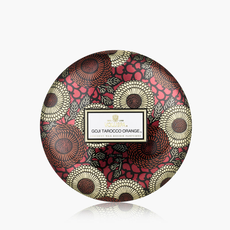 Goji Tarocco Orange - 3 Wick Tin Candle - view 1