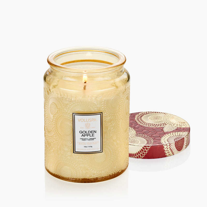 Golden Apple - Large Jar Candle - view 2