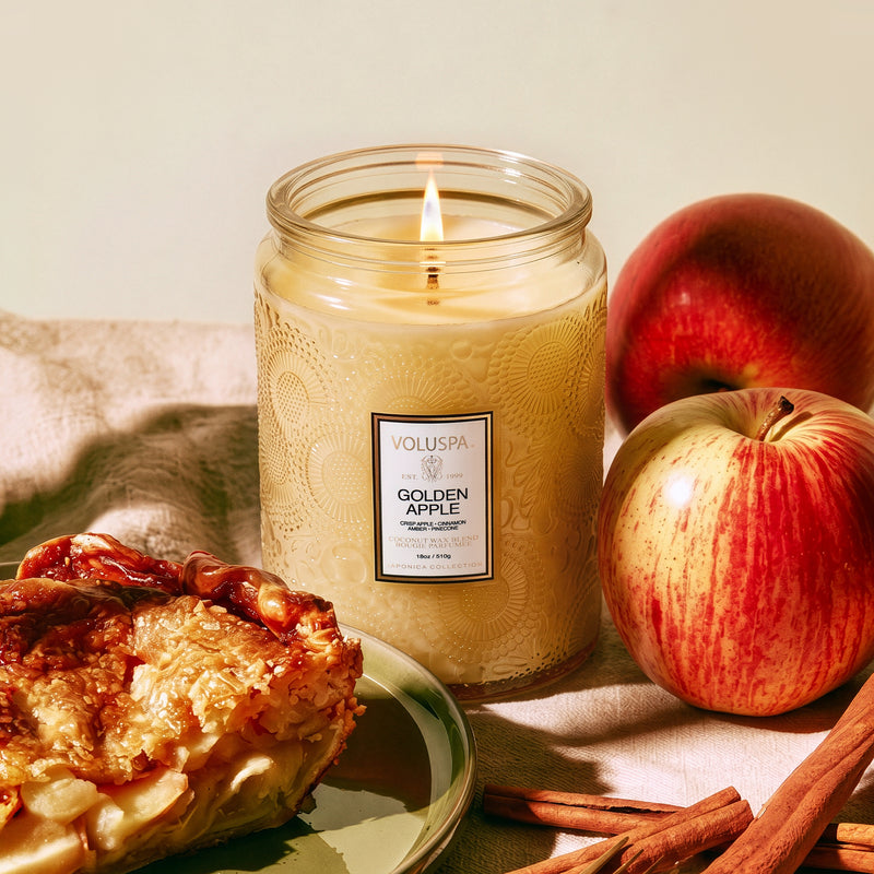 Golden Apple - Large Jar Candle - view 2