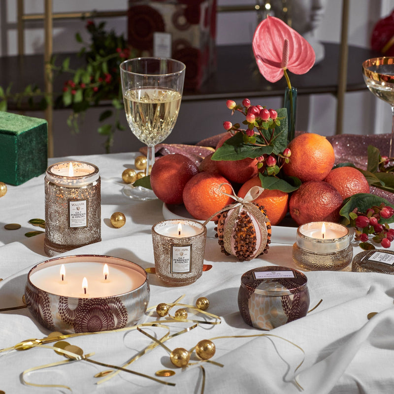 Gilt Pomander & Hinoki - Mini Tin Candle - view 2
