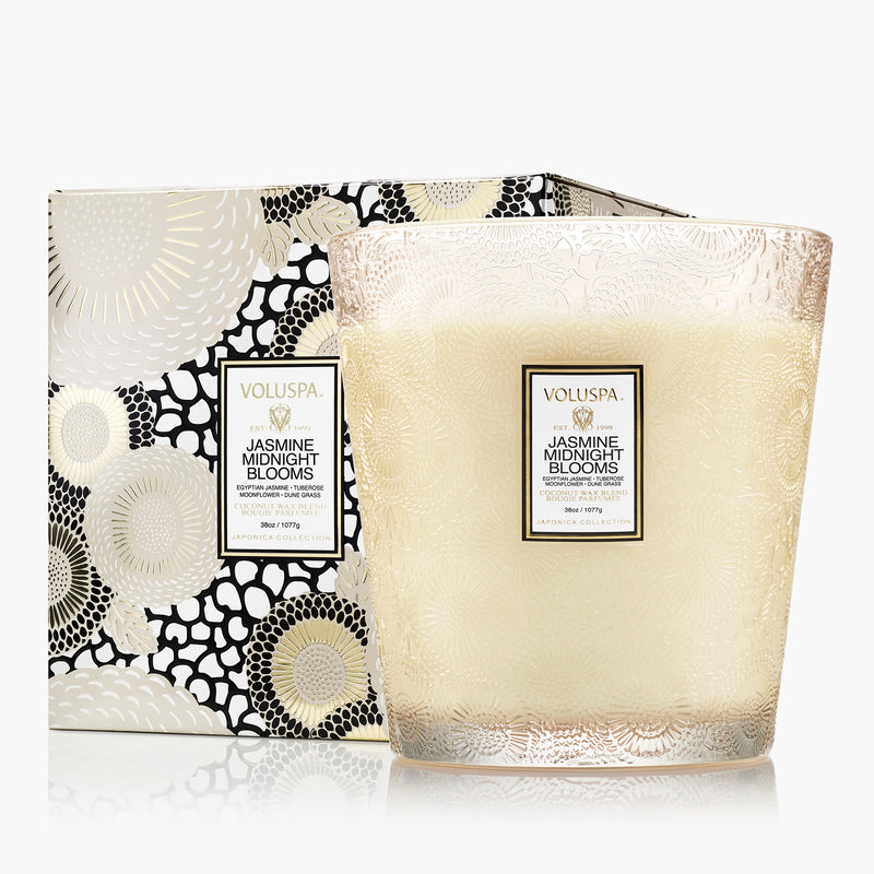 Jasmine Midnight Blooms - 3 Wick Hearth Candle - view 1