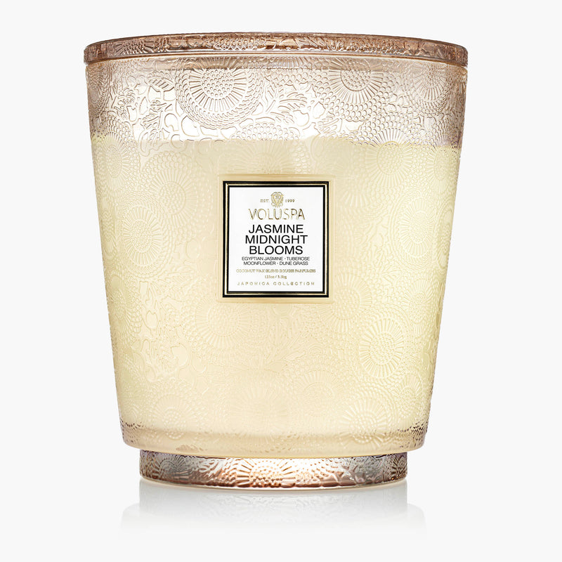 Jasmine Midnight Blooms - 5 Wick Hearth Candle - view 1