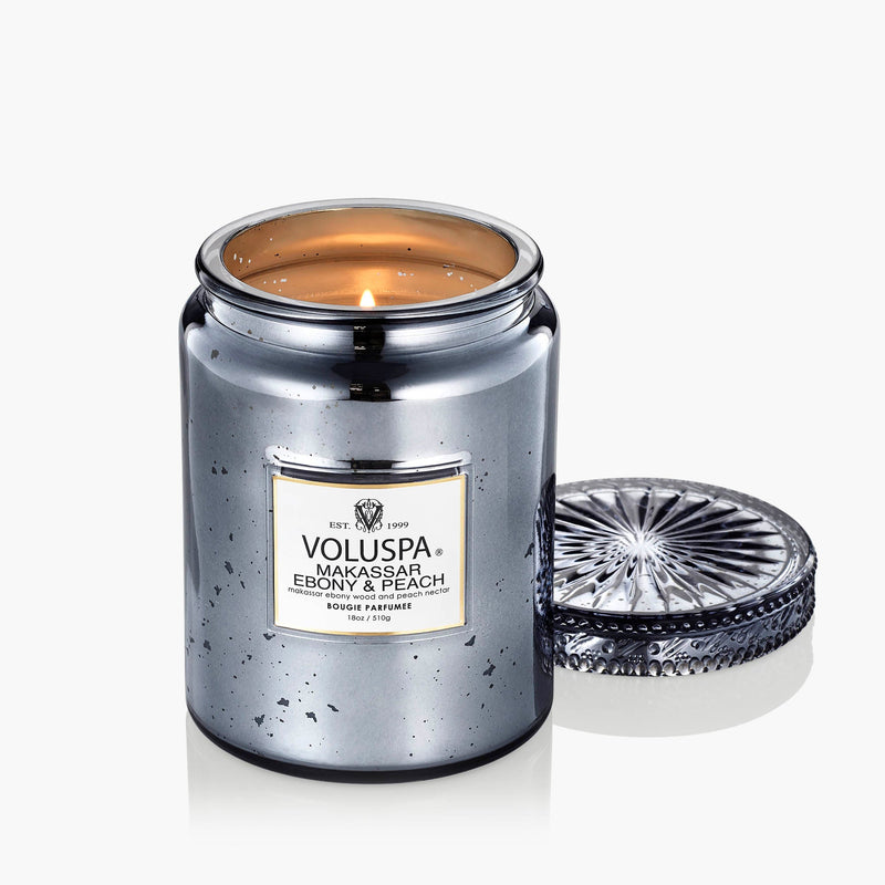 Makassar Ebony & Peach - Large Jar Candle - view 4