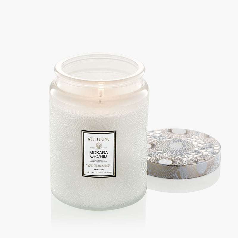 Mokara Orchid - Large Jar Candle - view 2
