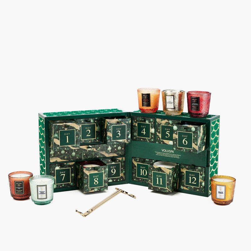 12 Day Advent Calendar - Petite Pedestal Candle Gift Set - view 4