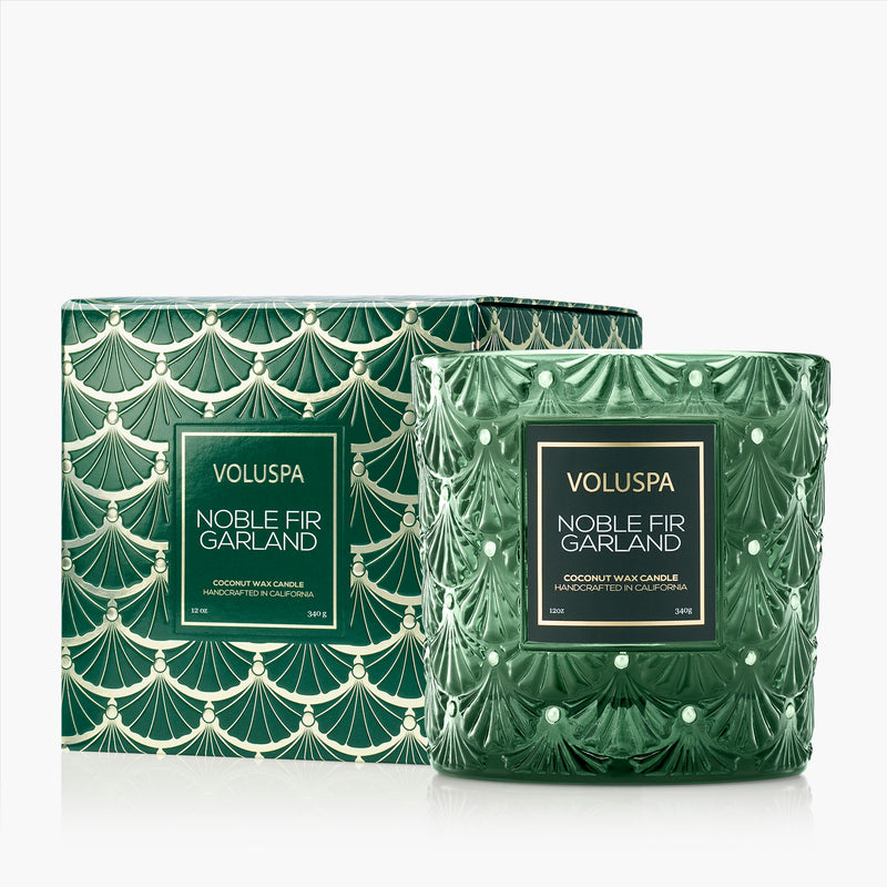 Noble Fir Garland - Luxe Classic Candle - view 1