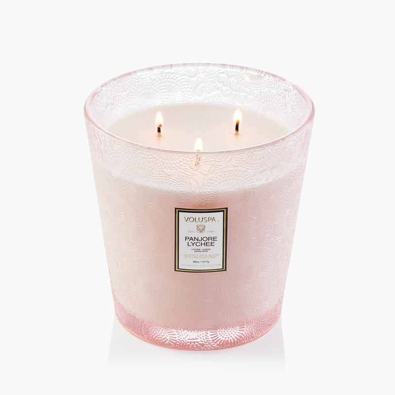 Panjore Lychee - 3 Wick Hearth Candle - view 3