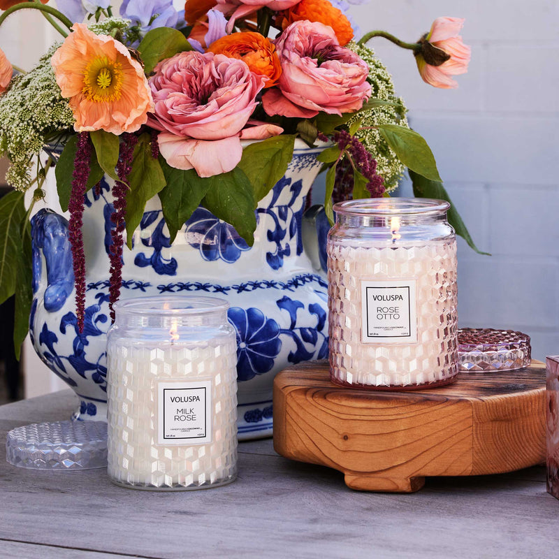 Milk Rose - Large Jar Candle - view 2
