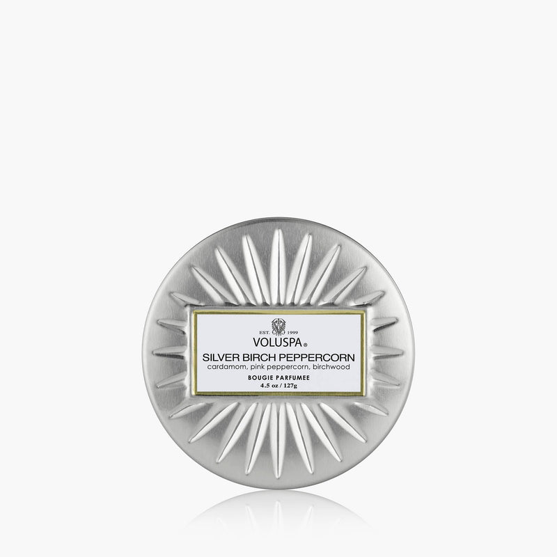 Silver Birch Peppercorn - Mini Tin Candle - view 1