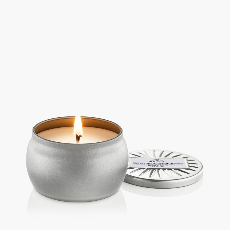 Silver Birch Peppercorn - Mini Tin Candle - view 5