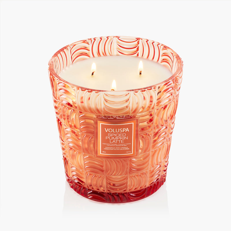 Spiced Pumpkin Latte - 3 Wick Hearth Candle - view 5