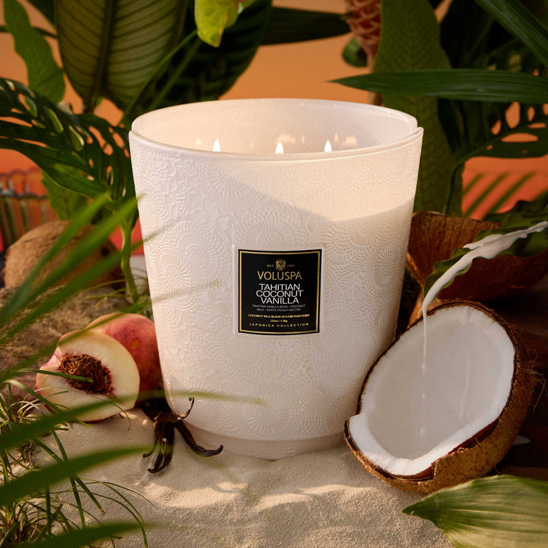 Tahitian Coconut Vanilla - 5 Wick Hearth Candle - view 3