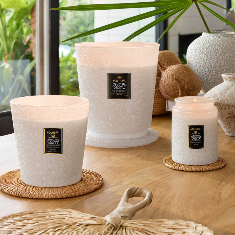 Tahitian Coconut Vanilla - 3 Wick Hearth Candle - view 2