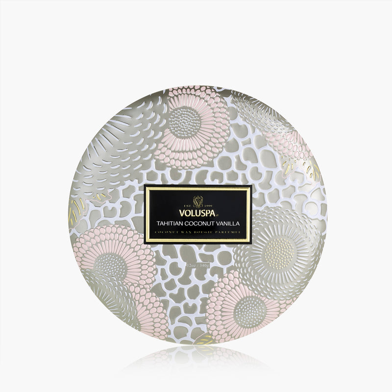 Tahitian Coconut Vanilla - 3 Wick Tin Candle - view 1
