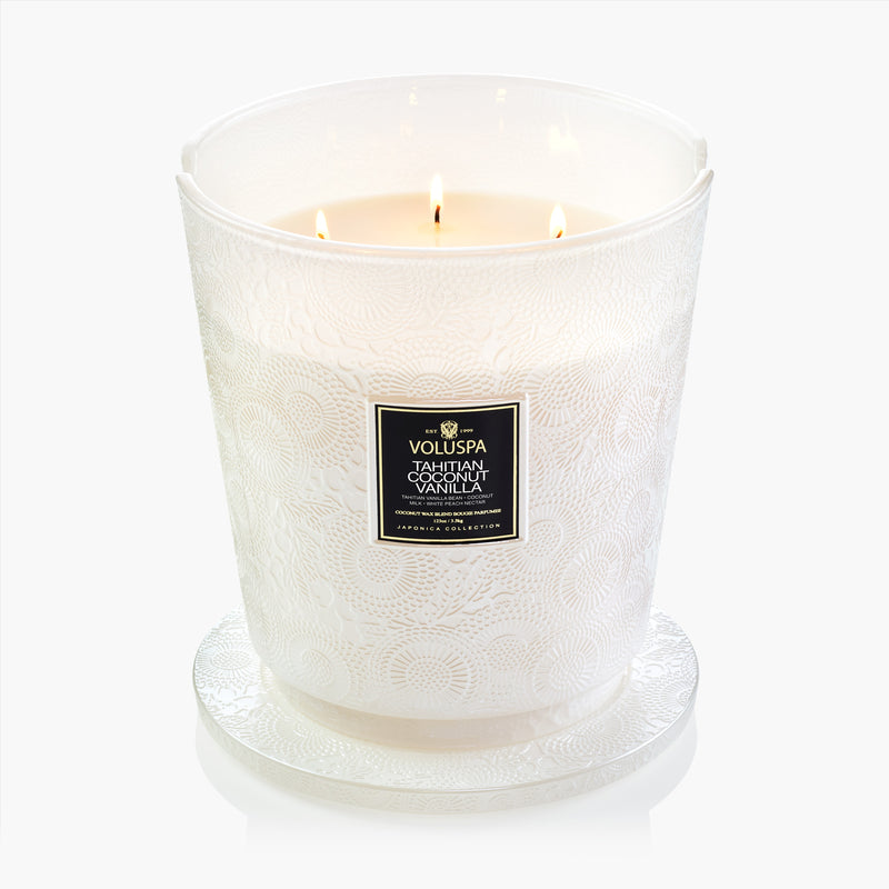 Tahitian Coconut Vanilla - 5 Wick Hearth Candle - view 4