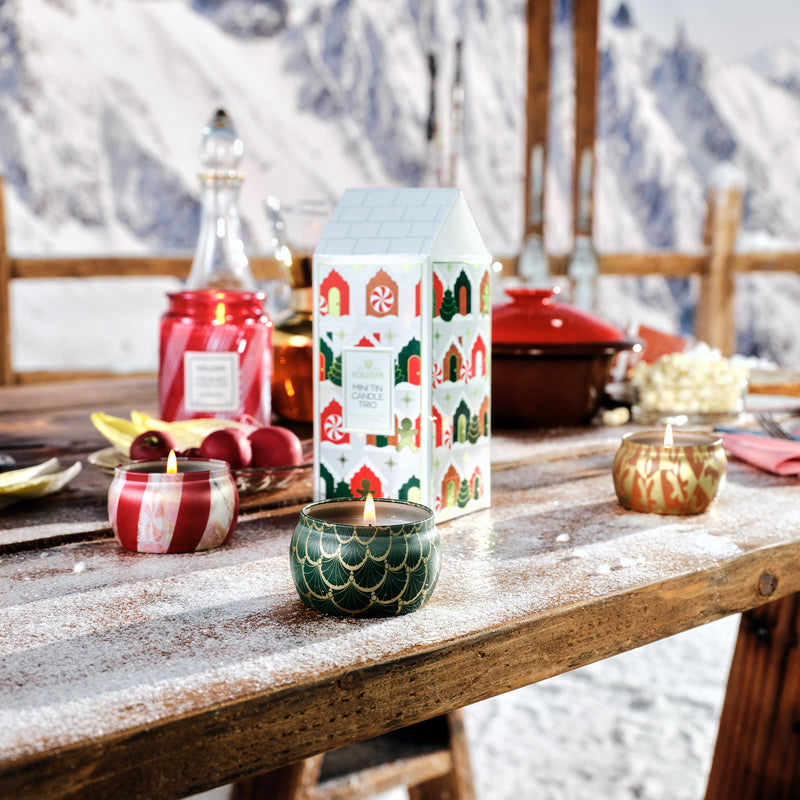 Holiday Village Mini Tin Trio - Assorted Gift Set - view 2