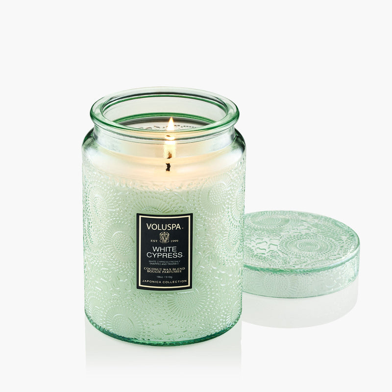 White Cypress - Large Jar Candle - view 4