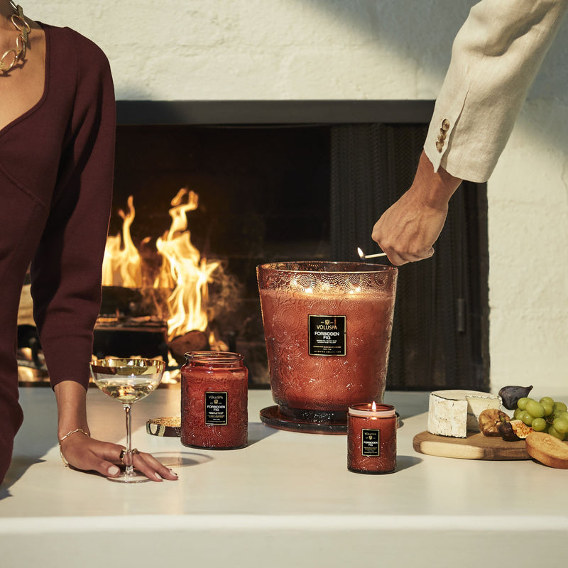 Forbidden Fig - 5 Wick Hearth Candle - view 4