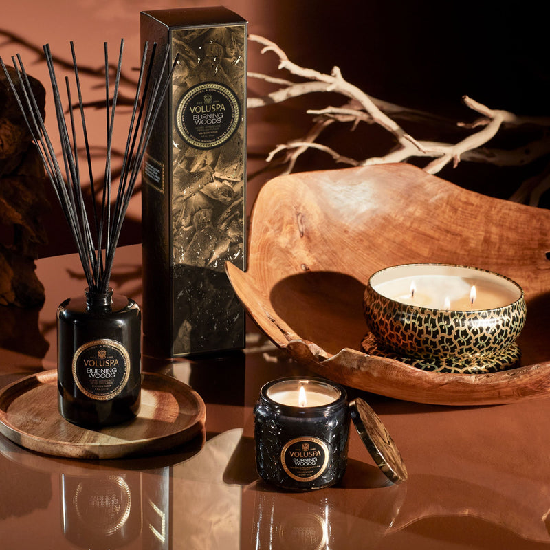 Burning Woods - 3 Wick Tin Candle - view 3