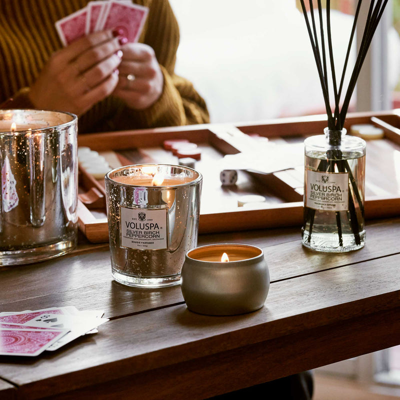 Silver Birch Peppercorn - Mini Tin Candle - view 2