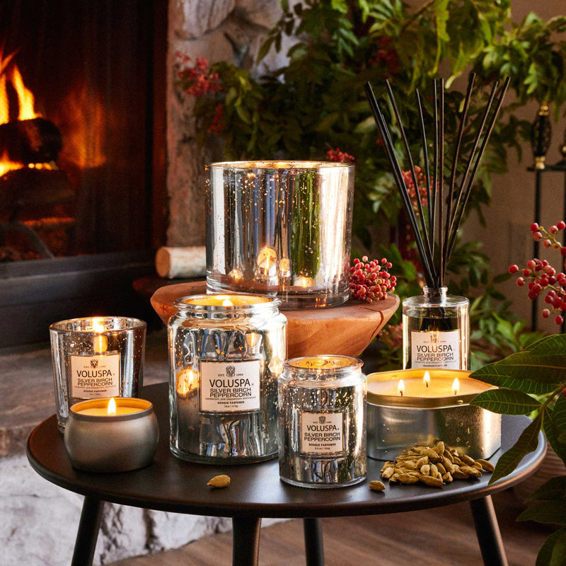 Silver Birch Peppercorn - Mini Tin Candle - view 4