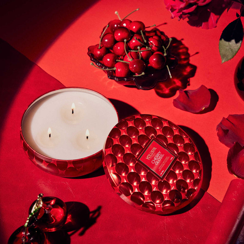 Cherry Gloss - 3 Wick Tin Candle - view 3