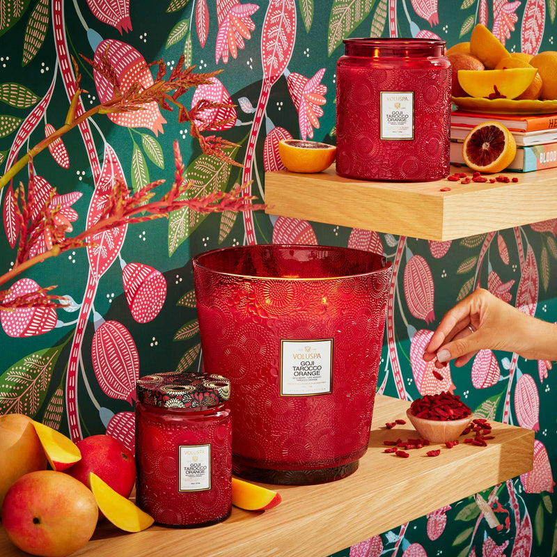 Goji Tarocco Orange - Large Jar Candle - view 3