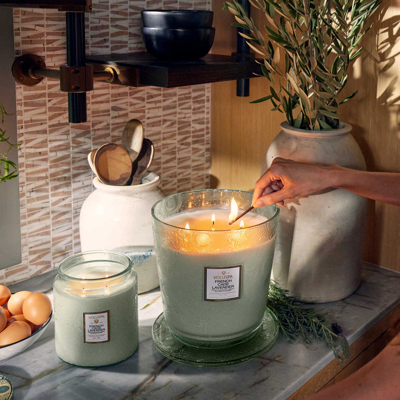 French Cade Lavender - 5 Wick Hearth Candle - view 3