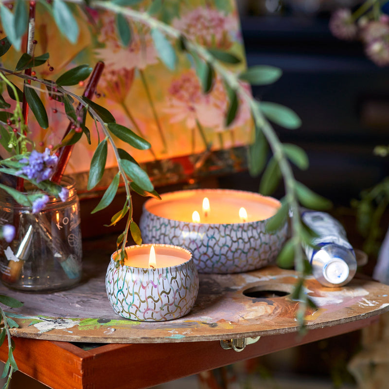 Wildflowers - 3 Wick Tin Candle - view 2