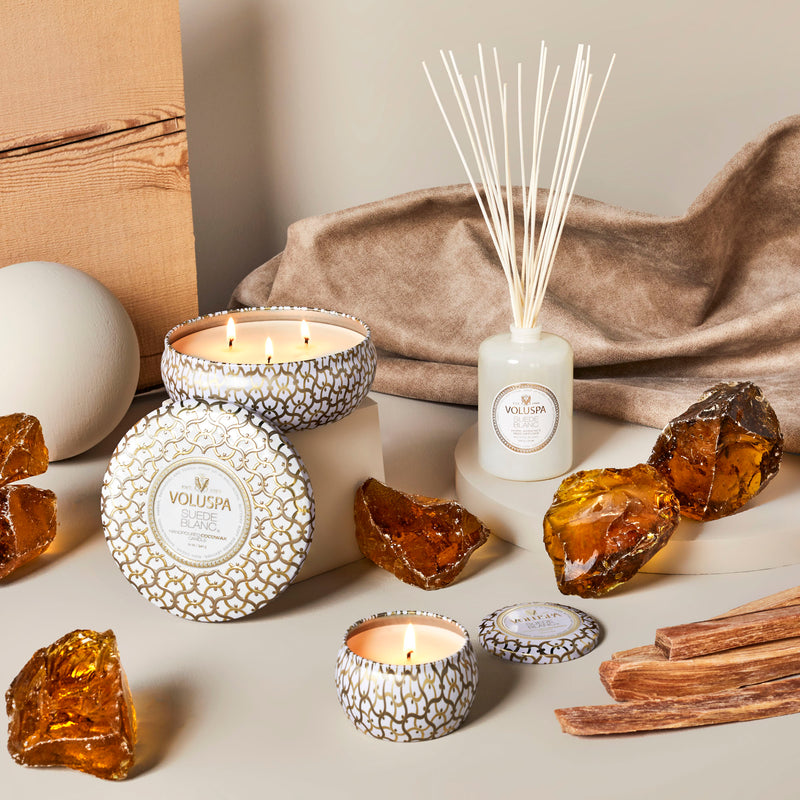 Suede Blanc - Mini Tin Candle - view 2