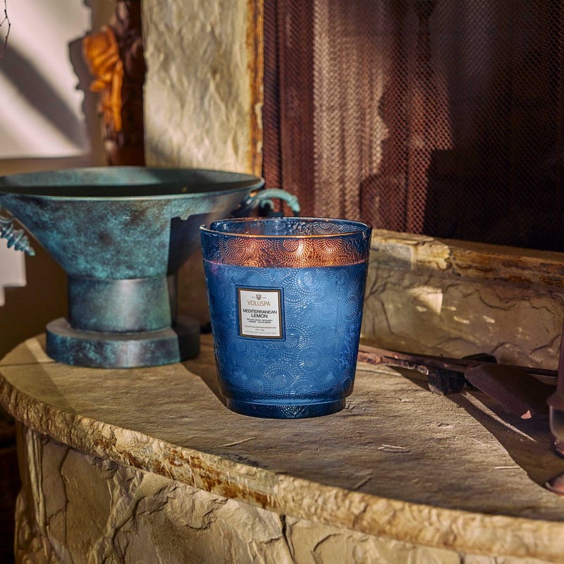 Mediterranean Lemon - 5 Wick Hearth Candle - view 3