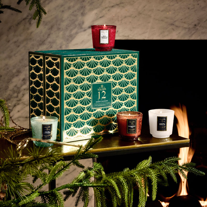 12 Day Advent Calendar - Petite Pedestal Candle Gift Set - view 2