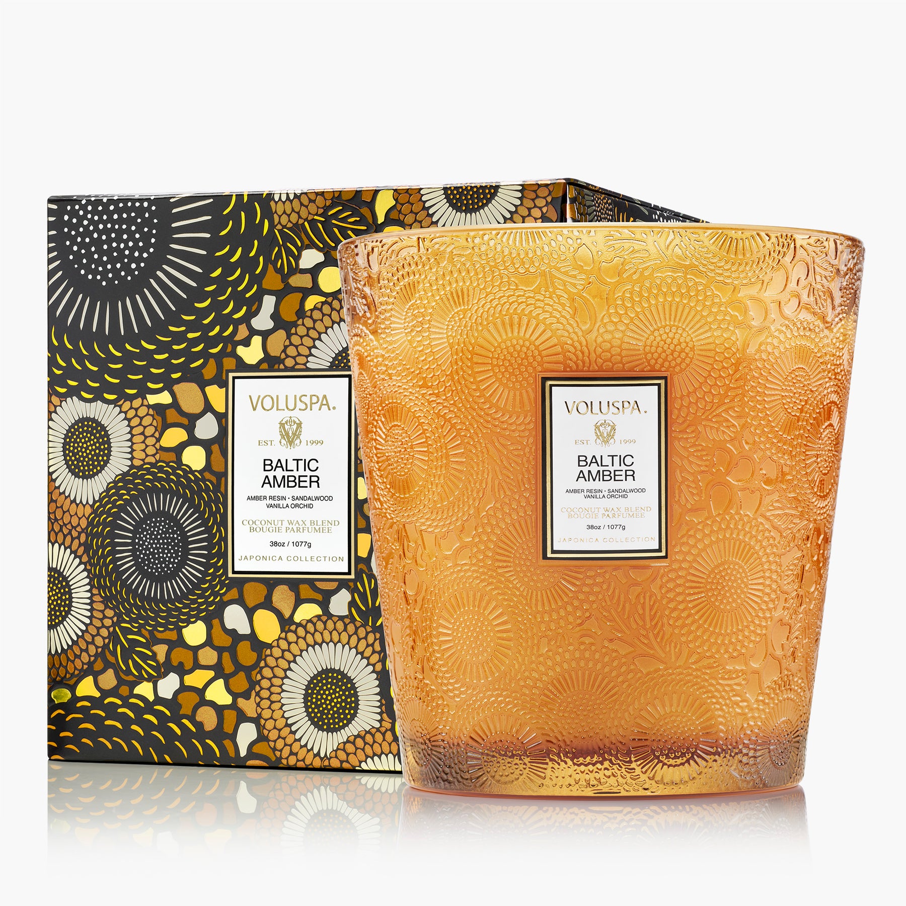 Baltic Amber - 3 Wick Hearth Candle