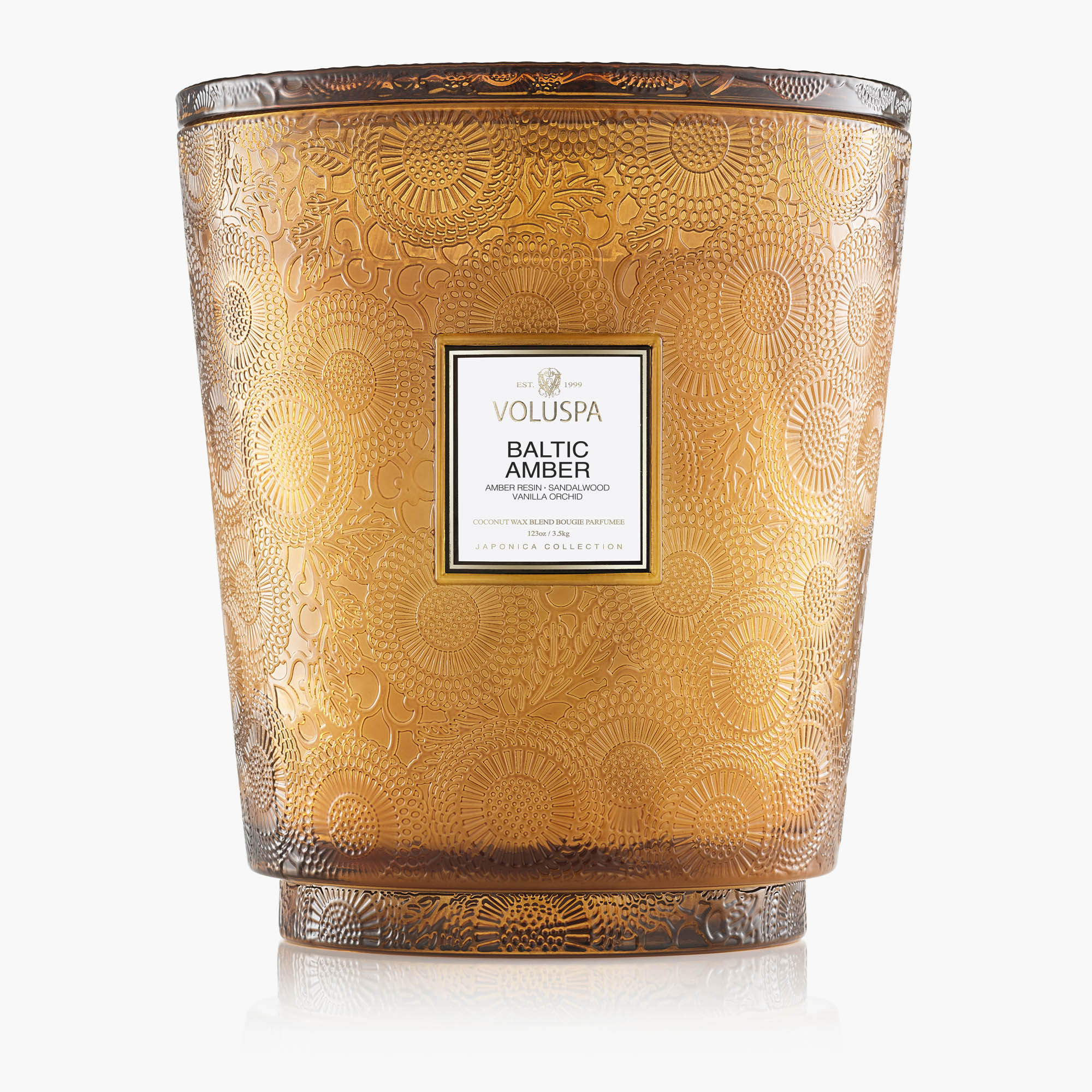 Baltic Amber - 5 Wick Hearth Candle - main image