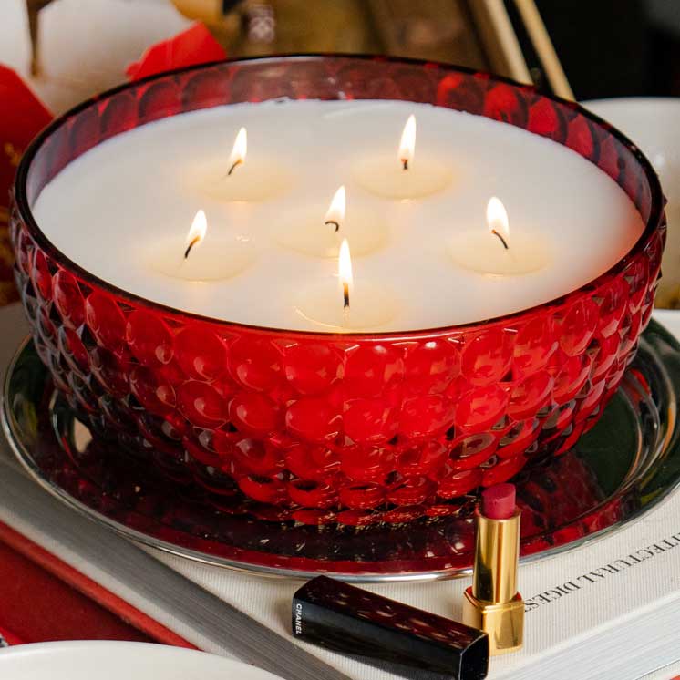 Cherry Gloss - 6 Wick Bowl Candle - hover image