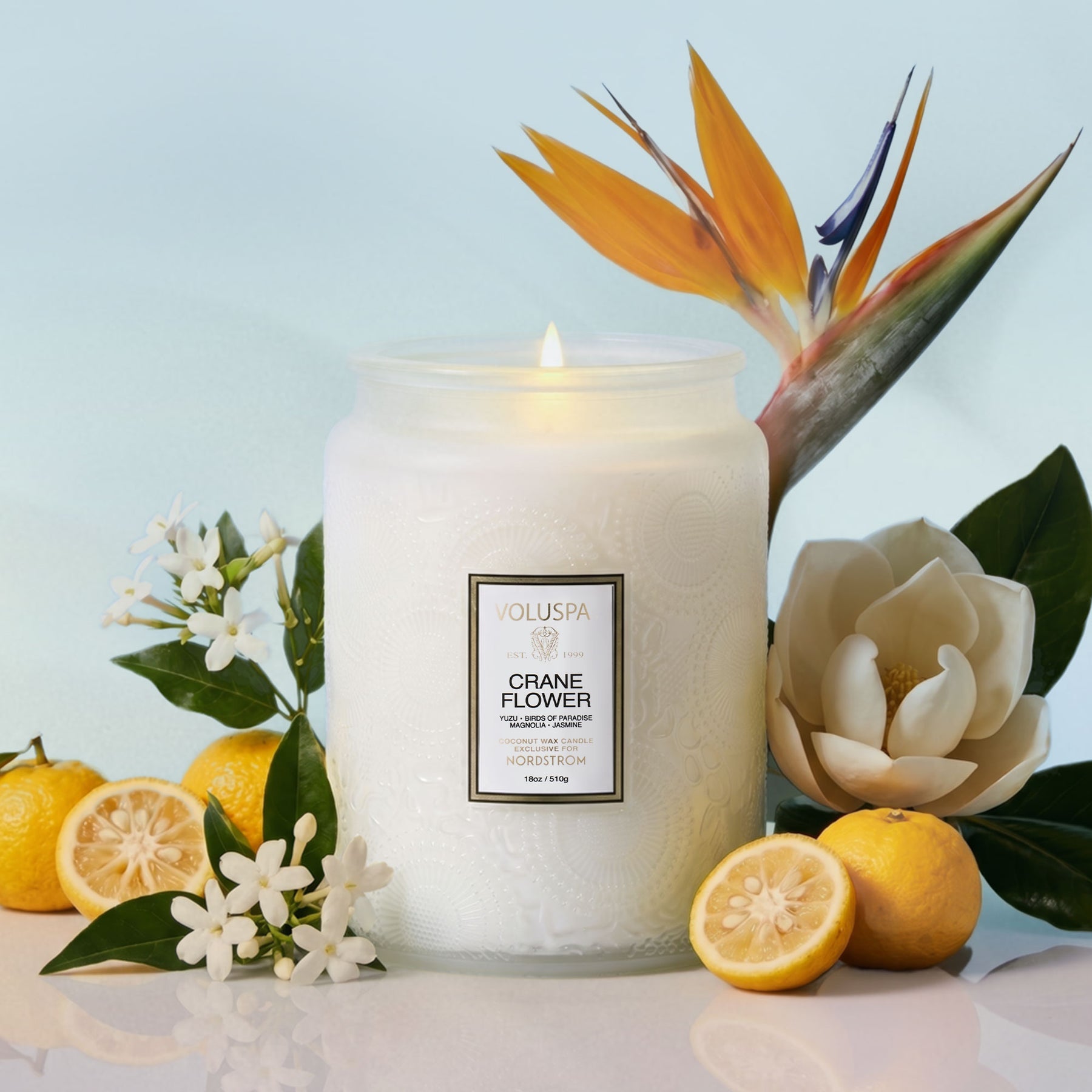 Crane Flower - Large Jar Candle