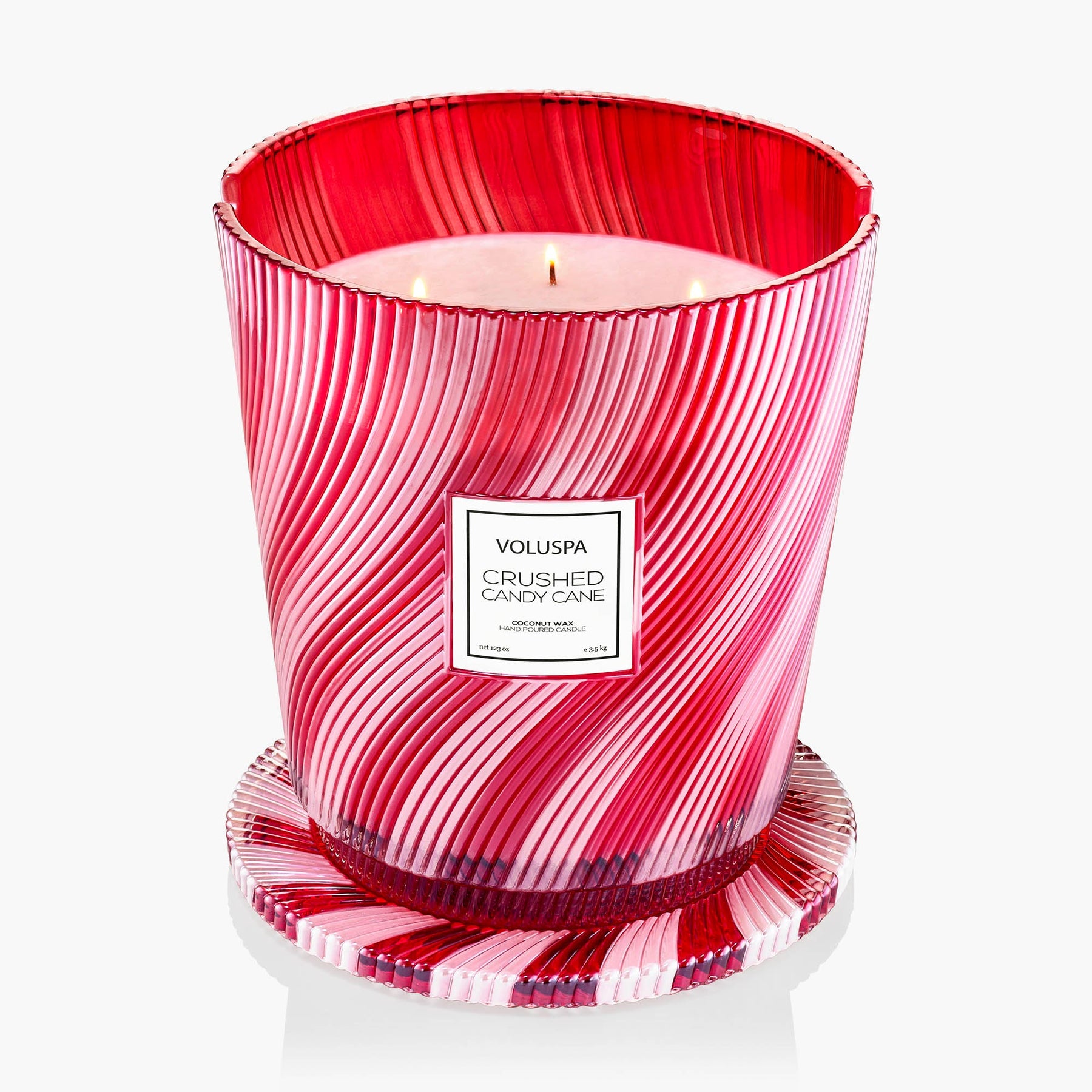 Crushed Candy Cane - 5 Wick Hearth Candle