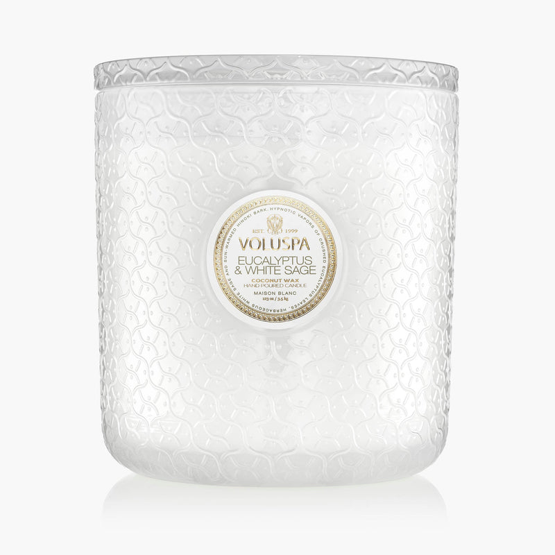 Eucalyptus & White Sage - 5 Wick Hearth Candle - view 1